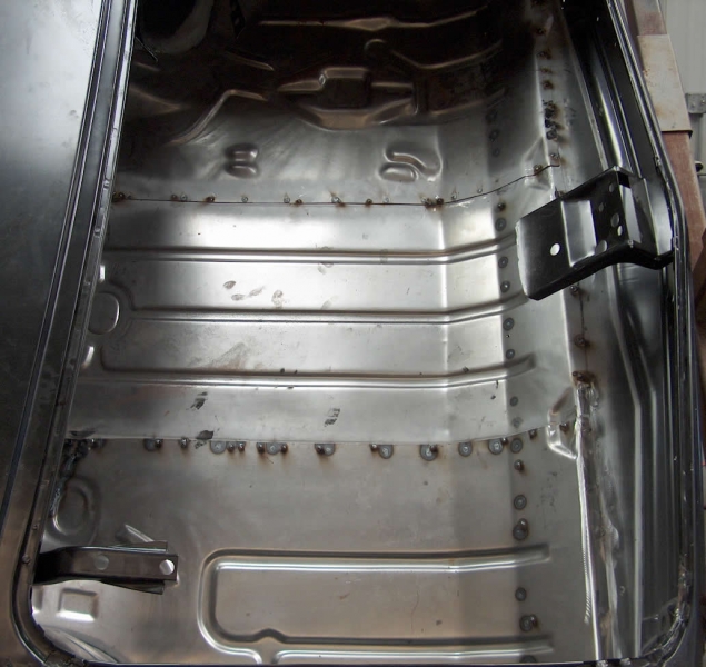 Metal Work on Chevelle Trunk