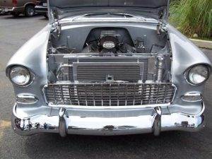 1955 Chevy Engine Compartment
